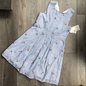 Blush Girls Crossback Flare Dress 16 NWT